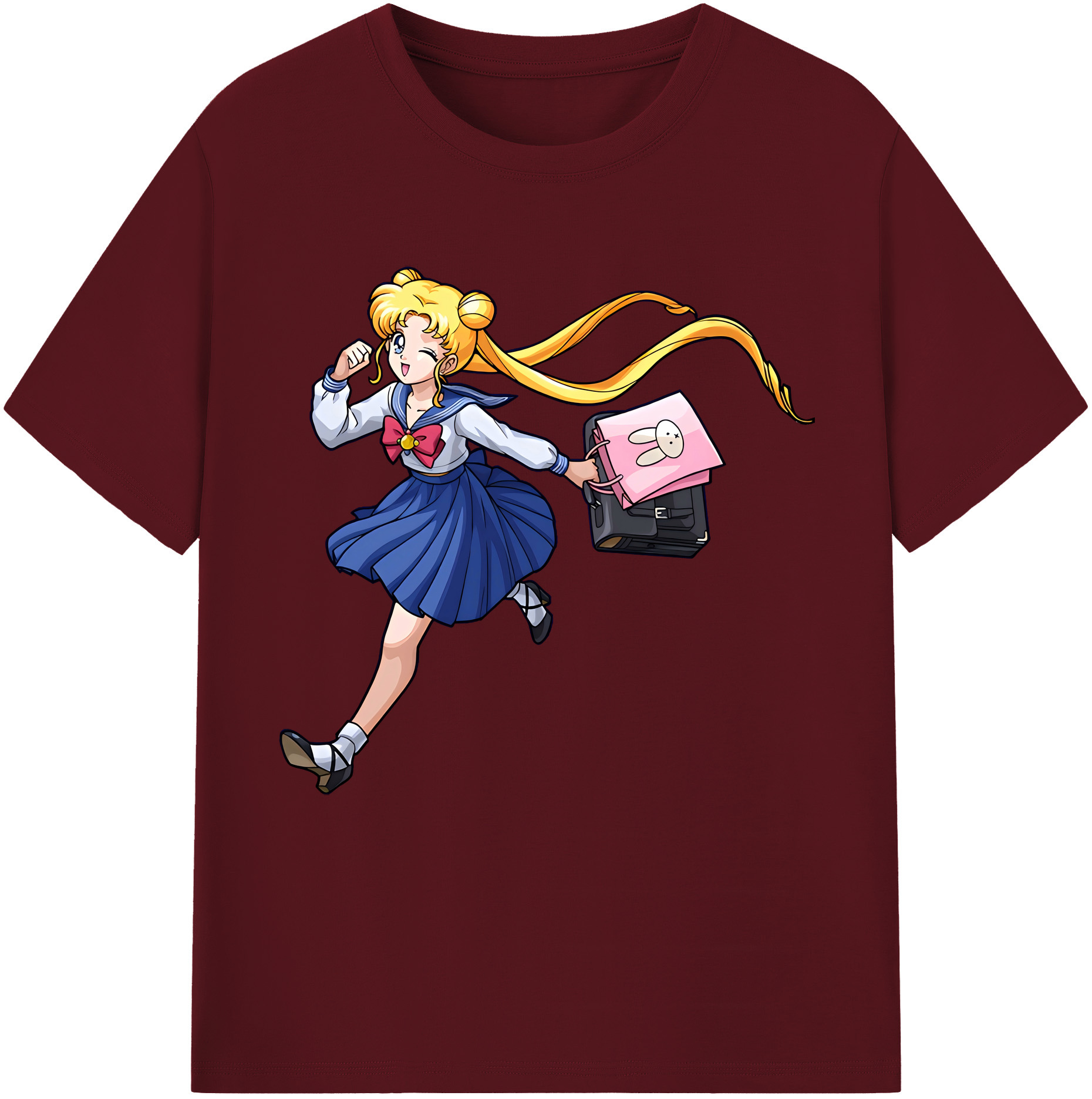 （画像用） 美少女戦士セーラームーン 愛野 美奈子 あいの みなこ Sailor Moon Aino Minako 綿100％半袖Tシャツ（フロントプリント）